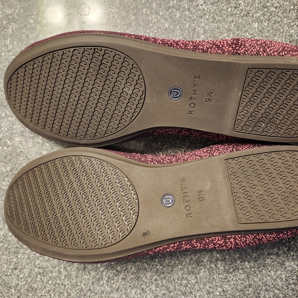 Rothy's Women's Burgundy Flats - Picture 5 of 6